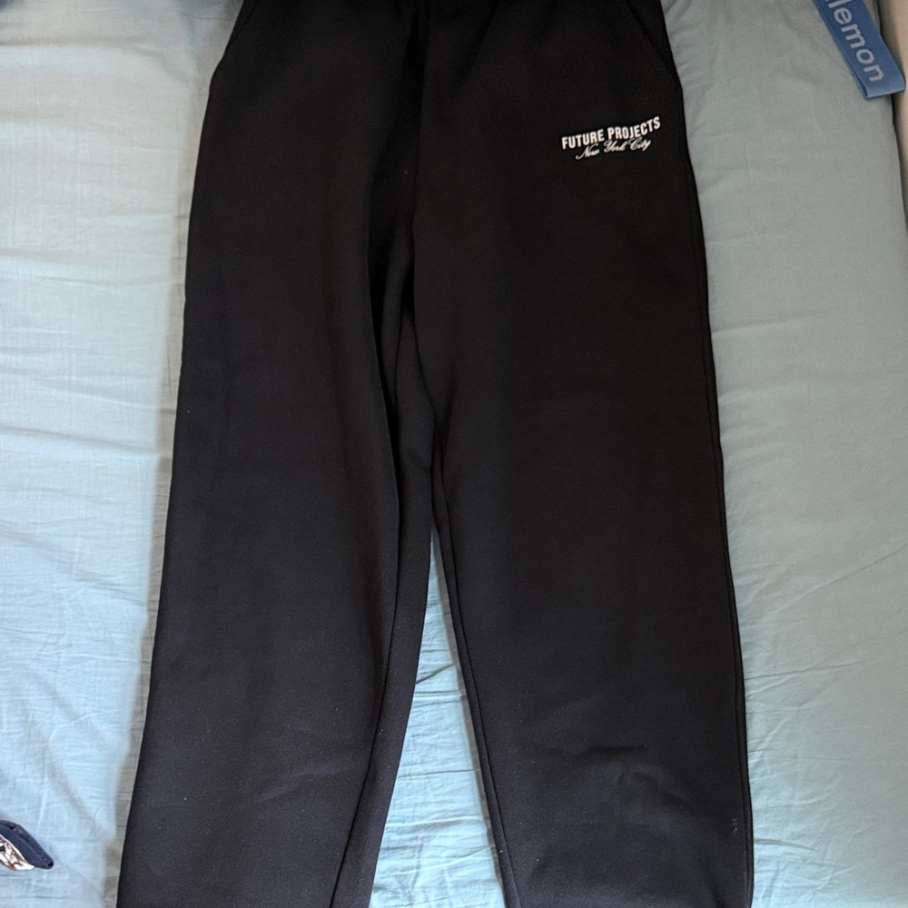 Primark Black uncuffed Sweatpants